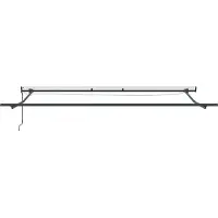 vidaXL Uitschuifbare luifel Meerkleurig 400 × 300 cm Polyester