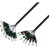 Adam hall K3 L8 MV 0300 3 m Multikabel