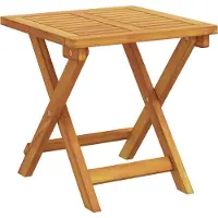 vidaXL Ligstoel met kussen Rood Massief Acacia Hout