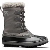 Sorel Sorelvoor mannen. 1855191052 Leren laarzen 1964 grijs (43), Leer, Plat, Veters, Casual, Sneeuw