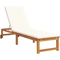 vidaXL Ligstoel 3 pcs Bruin Massief Acacia Hout