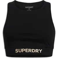Superdry Sportswear Logo Sports Bra Zwart XS Vrouw