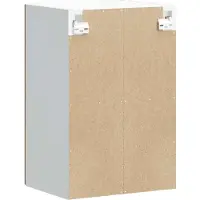 vidaXL Keukenbovenkast met glazen deur Lucca oud houtkleurig