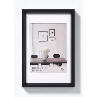 Walther design Steel Style - Kunststof lijst - Fotoformaat 30x45 cm - Zwart