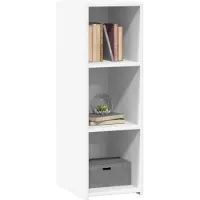 vidaXL Dressoir 30x41x93 cm bewerkt hout wit