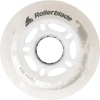 Rollerblade MOONBEAMS 72 mm 82A: Gloeiende -wielen, 4 stuks, wit
