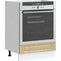 vidaXL Ovenkast "Porto" bewerkt hout sonoma eikenkleurig