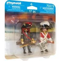 Playmobil Duo Packs Piratenkapitein en Roodroksoldaat - 70273