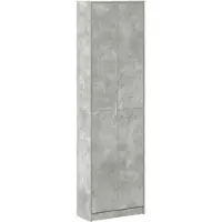vidaXL Kledingkast met plank Beton Grijs 55 x 25 x 189 cm Bewerkt hout