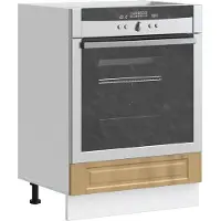 vidaXL Ovenkast "Porto" bewerkt hout artisanaal eikenkleur
