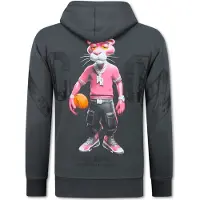 Top Star Oversized hoodie met capuchon icon panther print