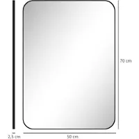 4Goodz Spiegel 50x70 cm met metalen lijst -
