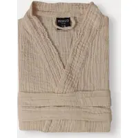 Fresh & Co Badjas Mousseline Katoen - Beige S/M
