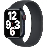 Apple Siliconen solobandje voor de Watch | 44/45/46/49 mm - Maat 1 - Midnight