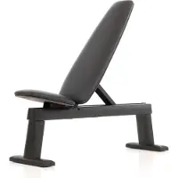 Nohrd WeightBench Halterbank Shadow, Kunstleer – Verstelbare Fitnessbank van Massief Hout – Luxe Design – Stevig & Duurzaam – Geschikt voor Halteroefeningen