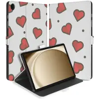 B2Ctelecom Tablet Book Case Hearts Samsung Galaxy Tab A11 Plus