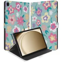 B2Ctelecom Samsung Galaxy Tab A11 Plus Tablet Hoesje Flower Power met Standaard