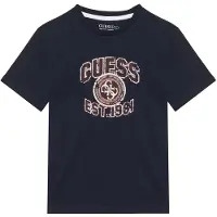 GUESS Shirt navy / bruin / wit