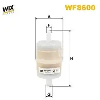WIX FILTERS WF8600 Brandstoffilter