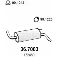 ASSO 36.7003 Einddemper
