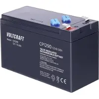 Voltcraft CE12V/9Ah Loodaccu 12 V 9 Ah Loodvlies (AGM) (b x h x d) 151 x 100 x 65 mm Kabelschoen 6.35 mm Onderhoudsvrij