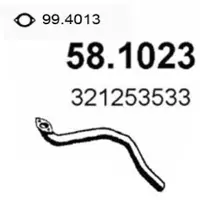 ASSO 58.1023 Voorpijp
