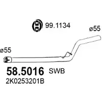 ASSO 58.5016 Voorpijp