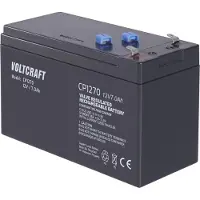 Voltcraft CE12V/7Ah Loodaccu 12 V 7 Ah Loodvlies (AGM) (b x h x d) 151 x 100 x 65 mm Kabelschoen 4.8 mm Onderhoudsvrij