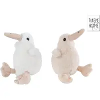 Take Me Home Kiwi Pluche 14cm Wit wit Pluche Knuffel