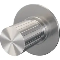 Brauer Stripe Inbouw Stopkraan - Geborsteld RVS PVD - Kranen, Badkranen, Inbouw Badkranen - 8720724564573