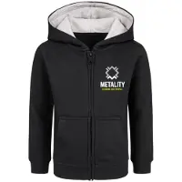 Metality Kinder vesten voor kinderen - Logo - voor Kinderen - zwart - Maat 152