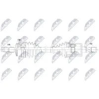 NTY NPW-MG-002 Aandrijfas