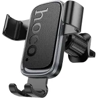 Hoco Auto Telefoonhouder voor Luchtrooster met Automatische Sluiting - Ventilatierooster Clip Houder met Gravity Lock Technologie - Handsfree Navigatie - 360° Draaibaar