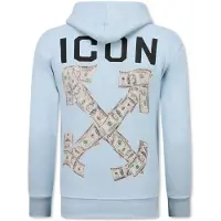 Top Star Oversized hoodie met capuchon icon dollar print