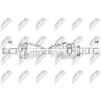 NTY NPW-RE-258 Aandrijfas
