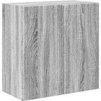vidaXL TV-wandmeubel, 59,5 x 31 x 60 cm, Sonoma-grijs, houtvezel