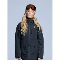 Poederbaas Ski-jas Dames - Freeride 3L Hardshell - Zwart - Maat M