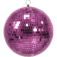 House Vitamin Christmas decoration christmas hanger discoball foam pink 25x25x25cm