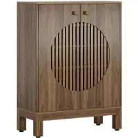 Mazazu Schoenenkast – Industrieel Design – Met Opbergvakken – Bruin – 73x35x101 cm
