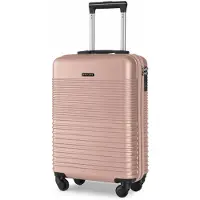 Puccini Roze ABS Handbagagekoffer 55cm - Lichtgewicht & Veilig