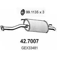ASSO 42.7007 Einddemper