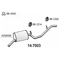 ASSO 14.7003 Einddemper