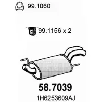 ASSO 58.7039 Einddemper