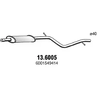 ASSO 13.6005 Uitlaat middendemper