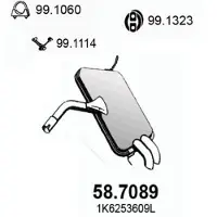 ASSO 58.7089 Einddemper