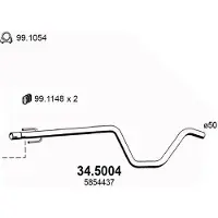 ASSO 34.5004 Voorpijp