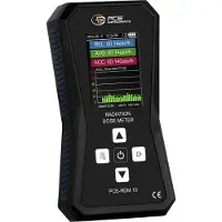 Pce Instruments Geiger-Müller-buis Straling: Gamma, Röntgen, Bèta Akoestisch signaal, Incl. dosimeter, Datalogger