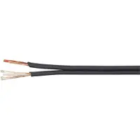 Bkl Electronic 1106001/50 Audiokabel 2 x 0.14 mm² Zwart 50 m