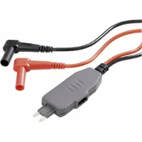 Voltcraft MS-4S Meetadapter Mini-steekzekeringsstekker - Banaanstekker 4 mm Zwart, Rood