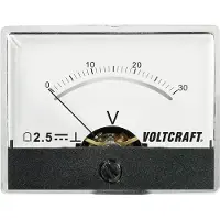 Voltcraft AM-60X46/30V/DC: Inbouwmeetinstrument, AM-60X46/60V/DC, 30V, bewegende spoel